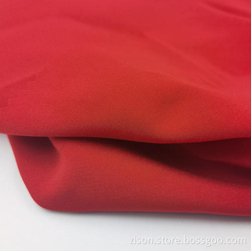 Leichte, gefärbte, glatt gewebte Polyester-Modestoffe